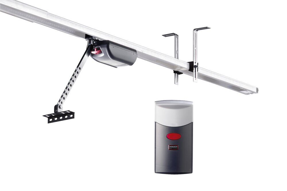 Sommer Garagentorantrieb duo vision 500, anthrazit für Garagentore BILD 1