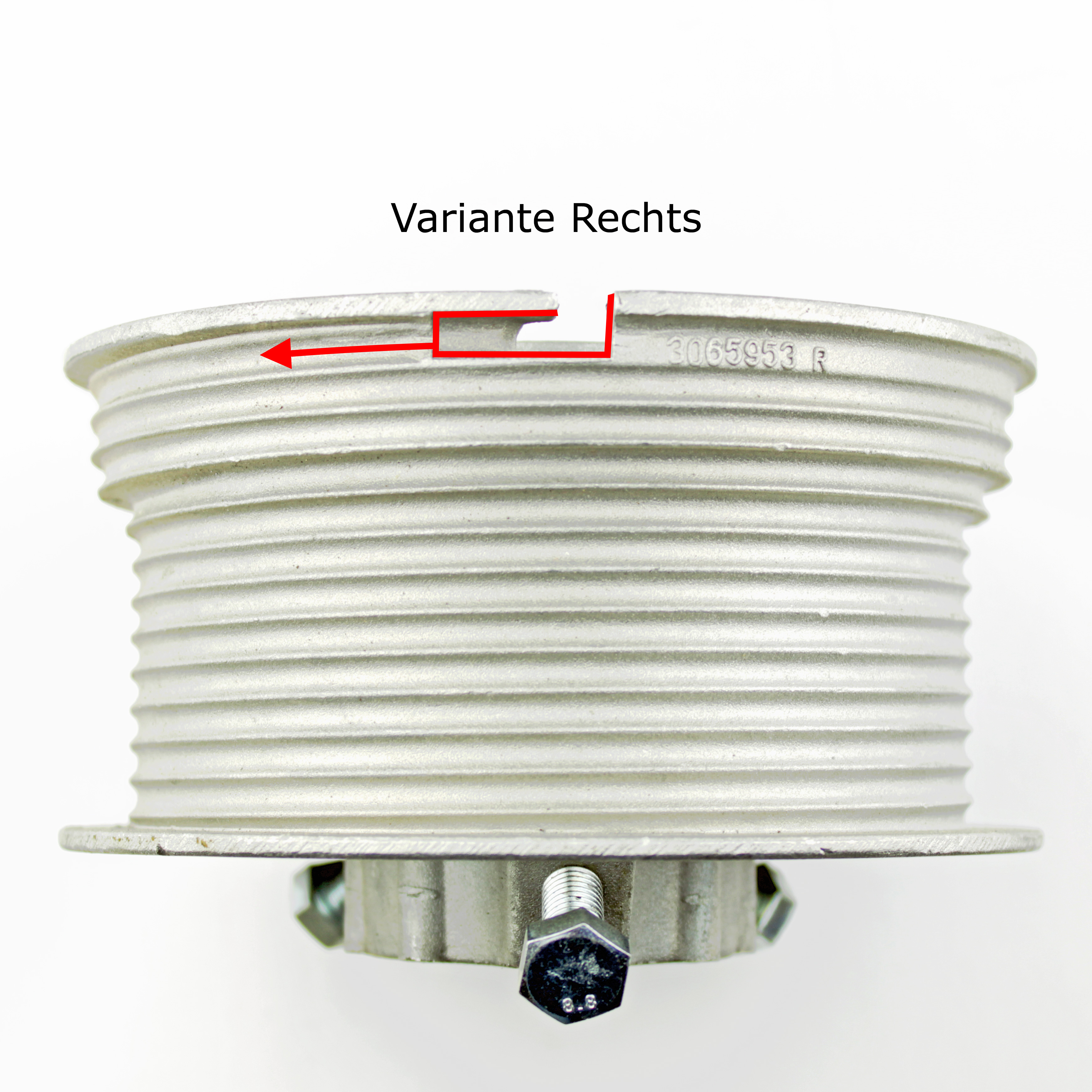 Hörmann Seiltrommel Größe 1 (Ø 140mm), rechts für Industrie-Sektionaltor BILD 4