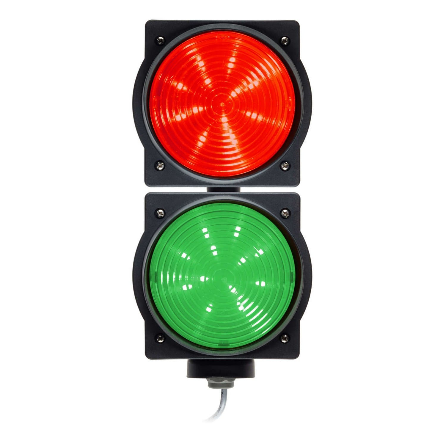 MARANTEC Ampel LED 24V rot & grün, 11m Kabel, 3,2W,IP65 für Antriebe & Steuerung BILD 1