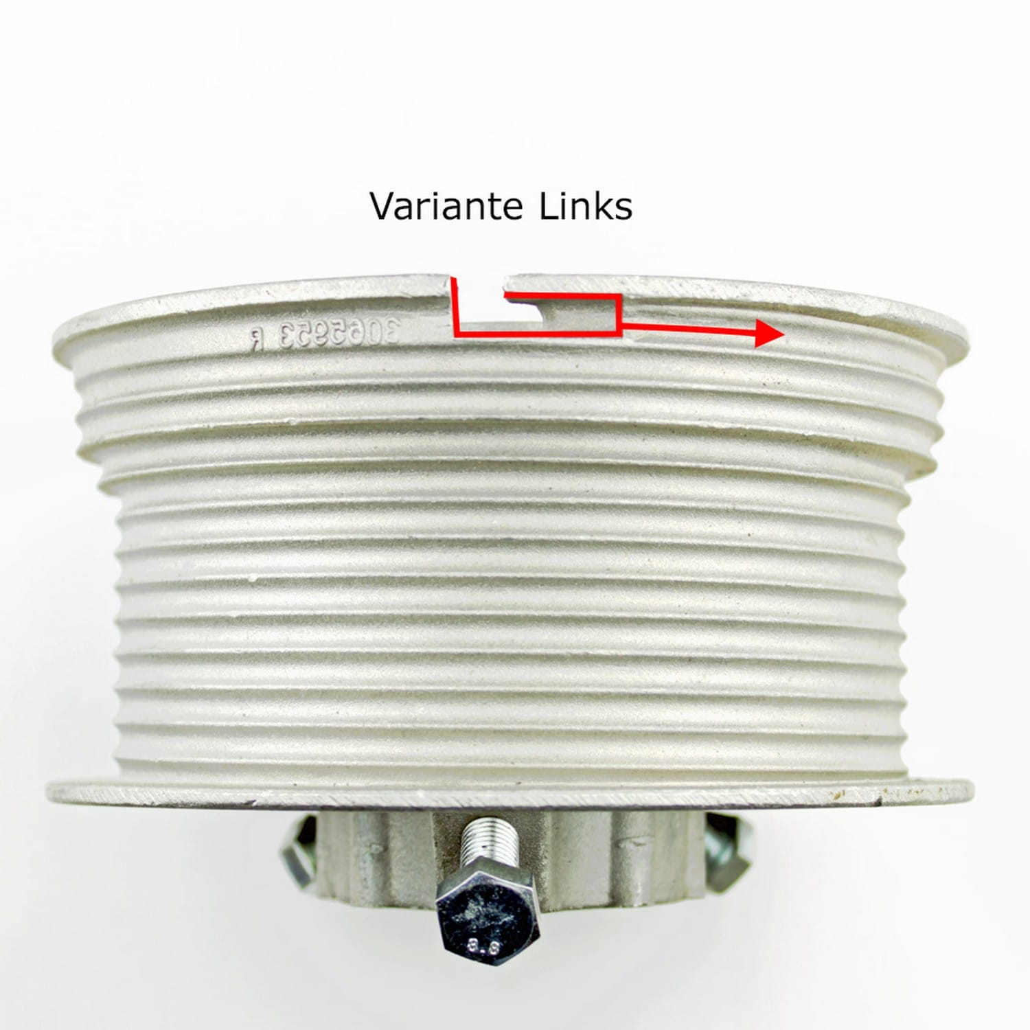 Hörmann Seiltrommel Größe 1 (Ø 140mm), links für Industrie-Sektionaltor BILD 4
