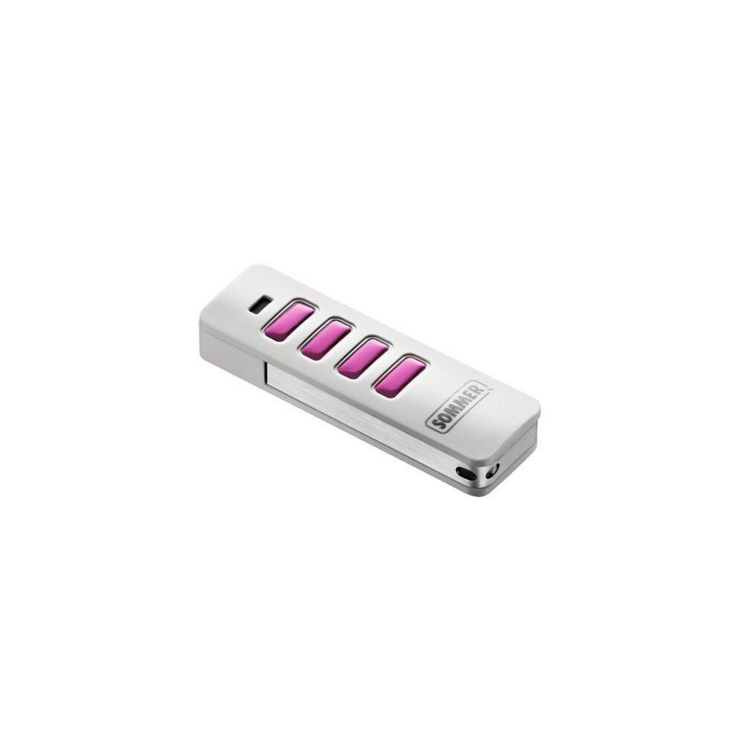 Sommer Handsender 4-Tasten Pearl 868,95MHz weiß/pink, weiß/pink für Antriebe BILD 1