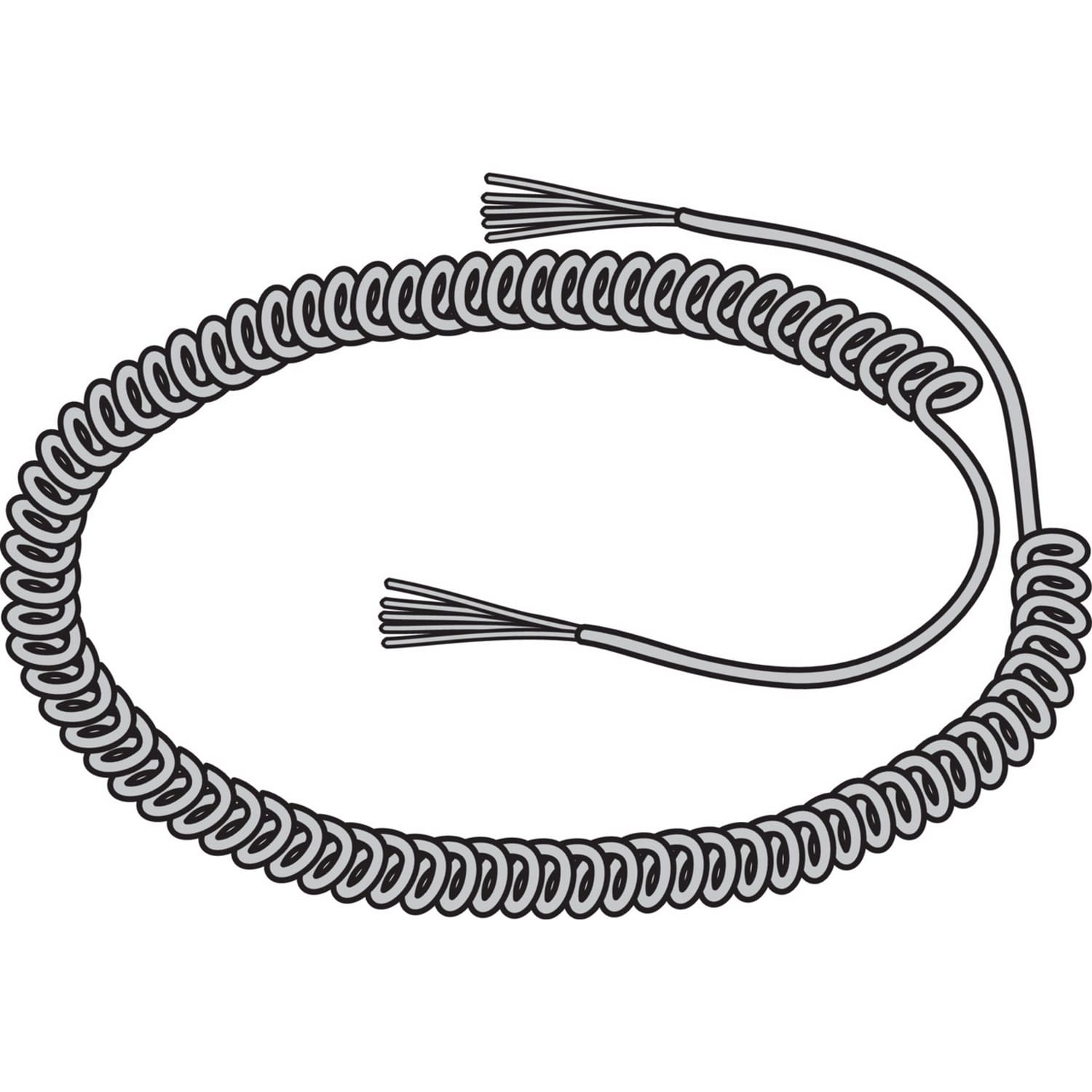 Hörmann Wendelleitung AT 1 - 5 x 0,25mm² für SKS für Antriebe & Steuerungen BILD 1