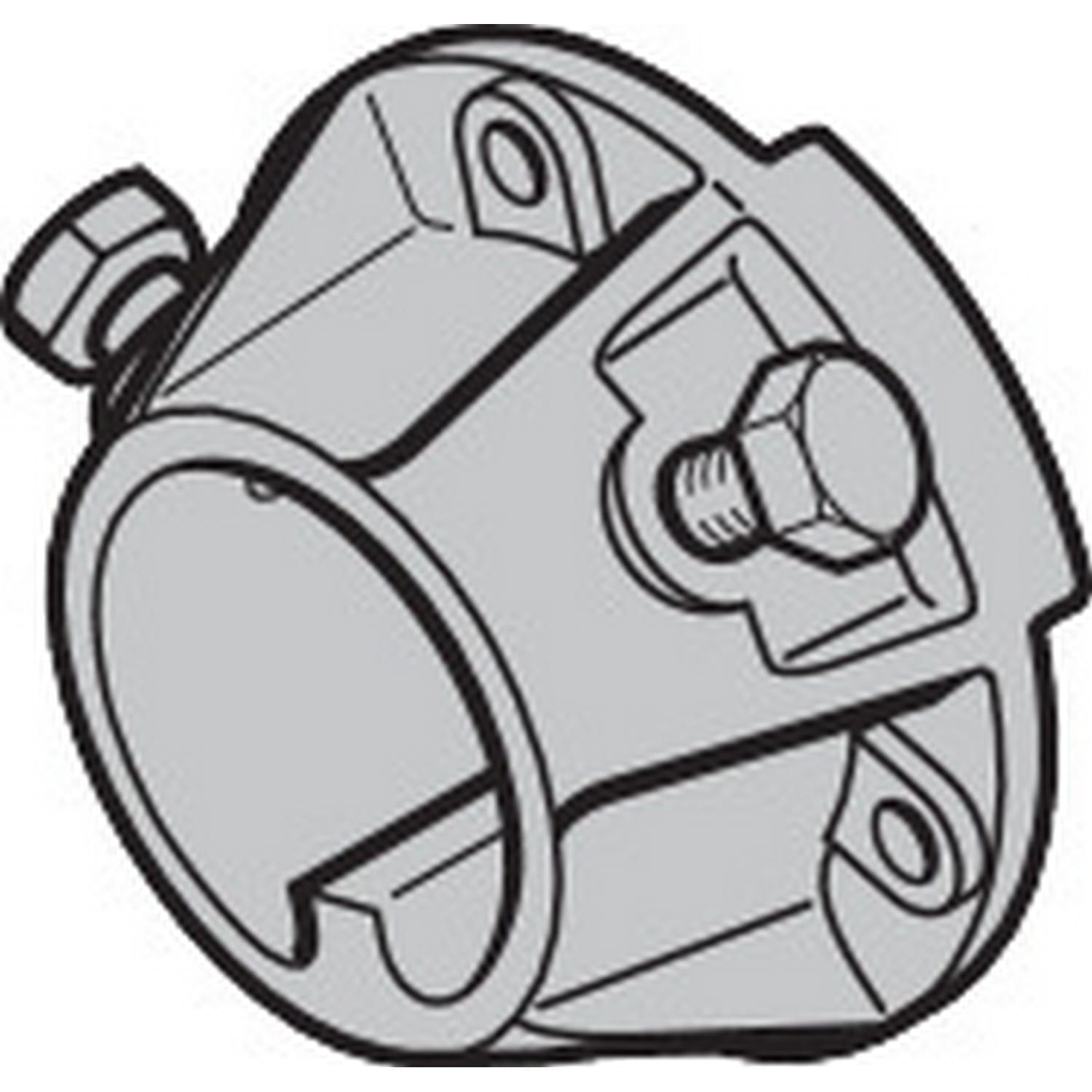 Hörmann Flansch Federwelle 40mm mit Nut, WA100/200 für Antrieb-Steuerung BILD 1