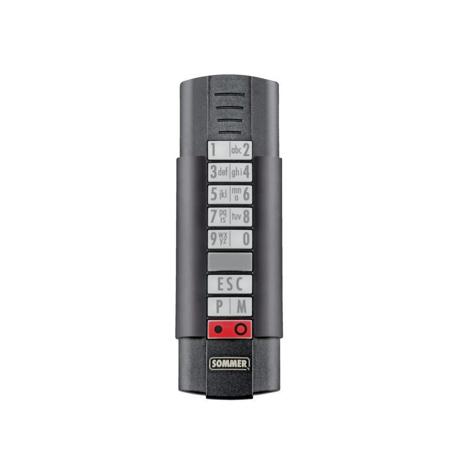 Sommer Handsender Telecody Courier, Schwarz/Schwarz / S1282900013