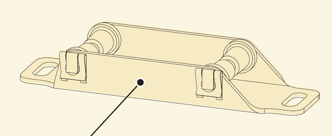 GfA Befestigungsgarnitur Pendelfuß für Baureihe SG63F-SIK / 2000277300001