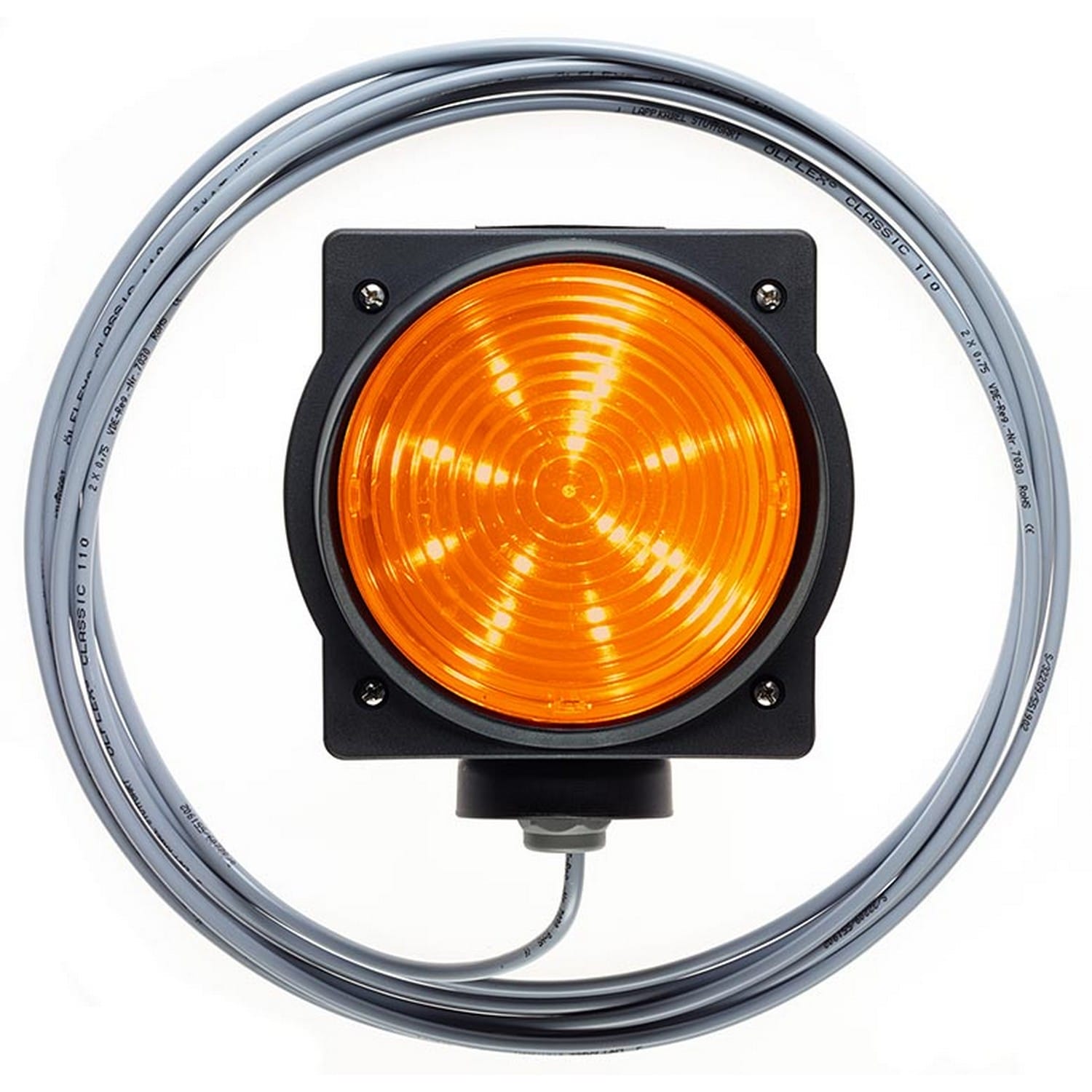 MARANTEC Ampel LED 24V gelb, mit 7m Kabel, 1,7W, IP65 für Antriebe & Steuerung BILD 1