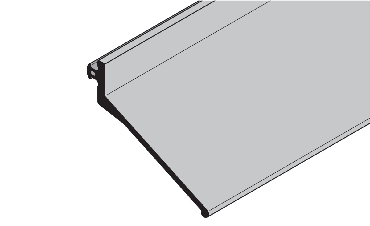 Hörmann Sturzdichtung HG004 in individueller Länge, Schwarz für Sektionaltor BILD 9