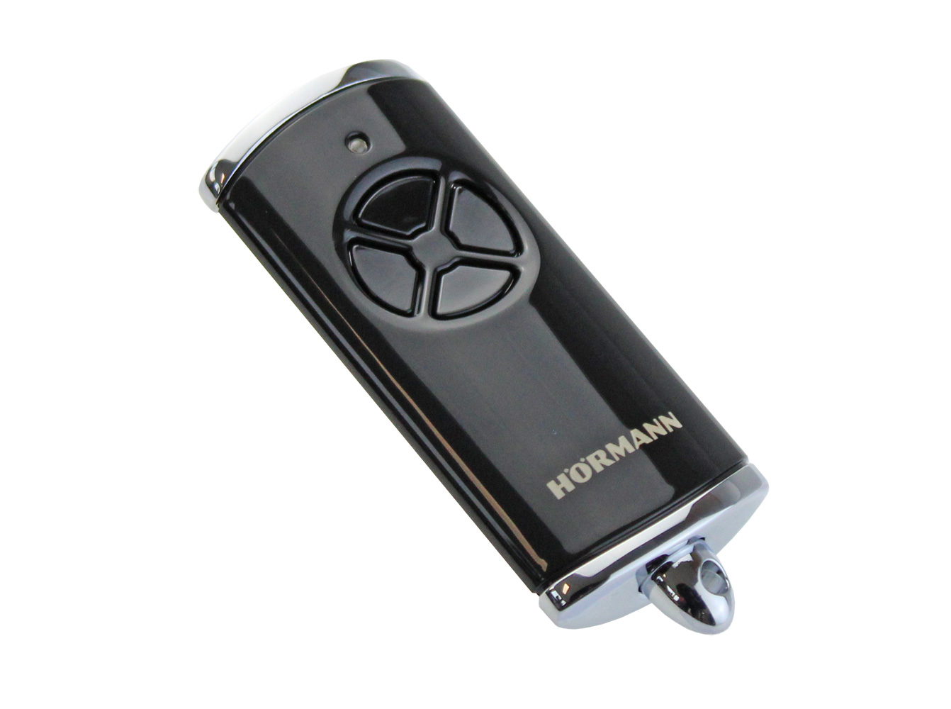 Hörmann Handsender HSE 4 BiSecur (868 MHz), hochglanz schwarz/chrom für Antriebe BILD 1