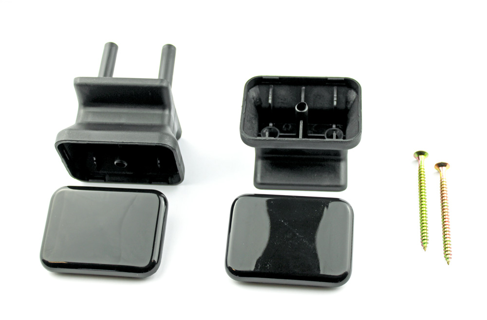 Hörmann Knopfgriff Set, unten, Schwarz für Sektionaltor / 3054156 BILD 1