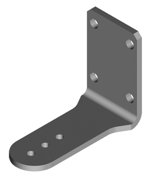 Hörmann Pfeiler- Laschenwinkel für Antriebe & Steuerungen / 436451 BILD 1