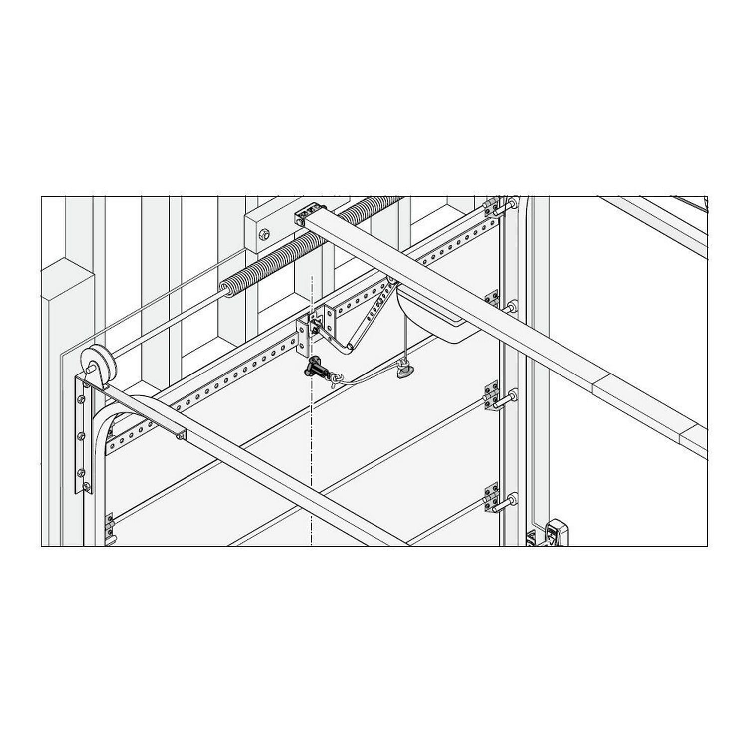 Sommer Notentriegelungsschloss, Ø 13 mm x 50 mm, „Masterkey“ für Gargentore BILD 9
