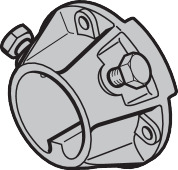 Hörmann Flansch Federwelle 40mm mit Nut, WA100/200 für Antrieb-Steuerung BILD 1