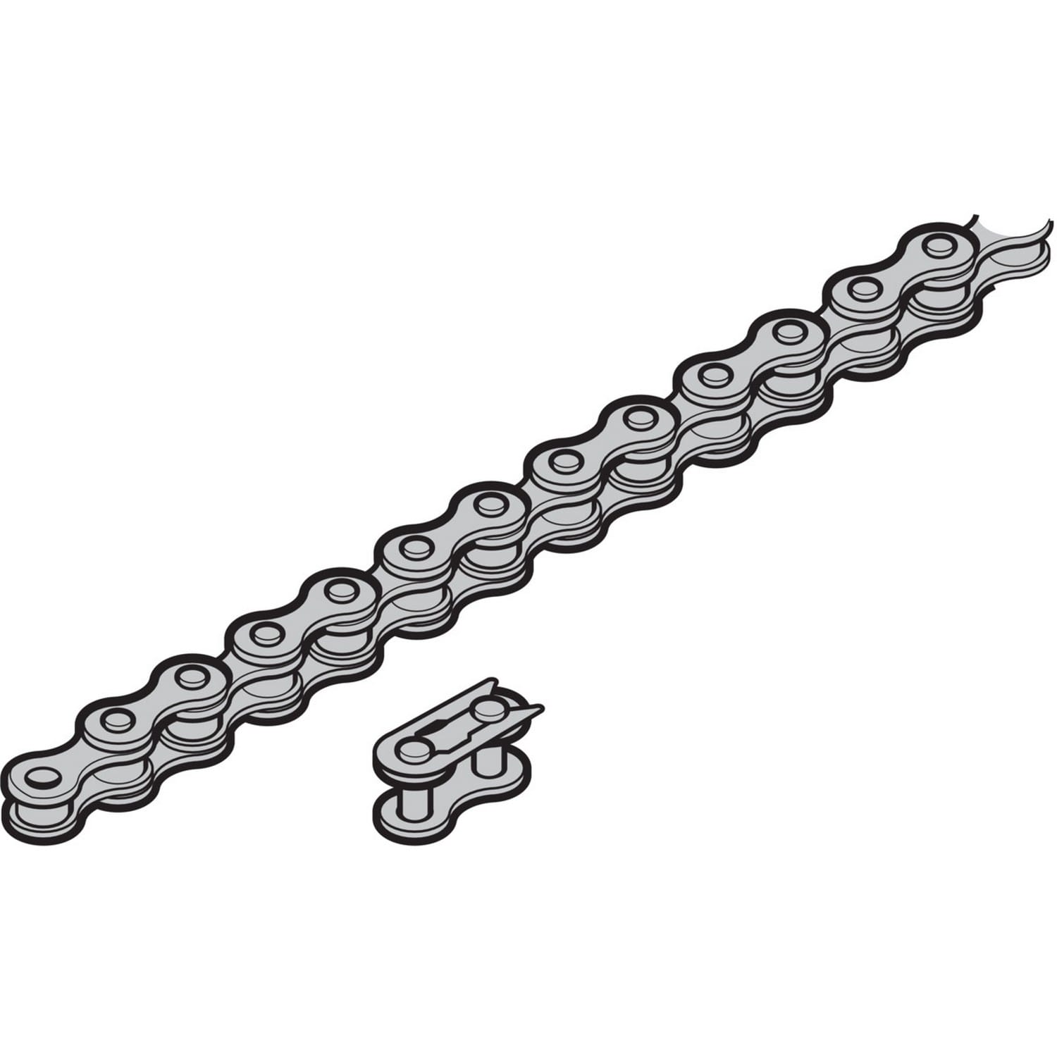 Hörmann Rollenkette mit Clip- schloss L = 889mm für Industrie-Sektionaltor BILD 9