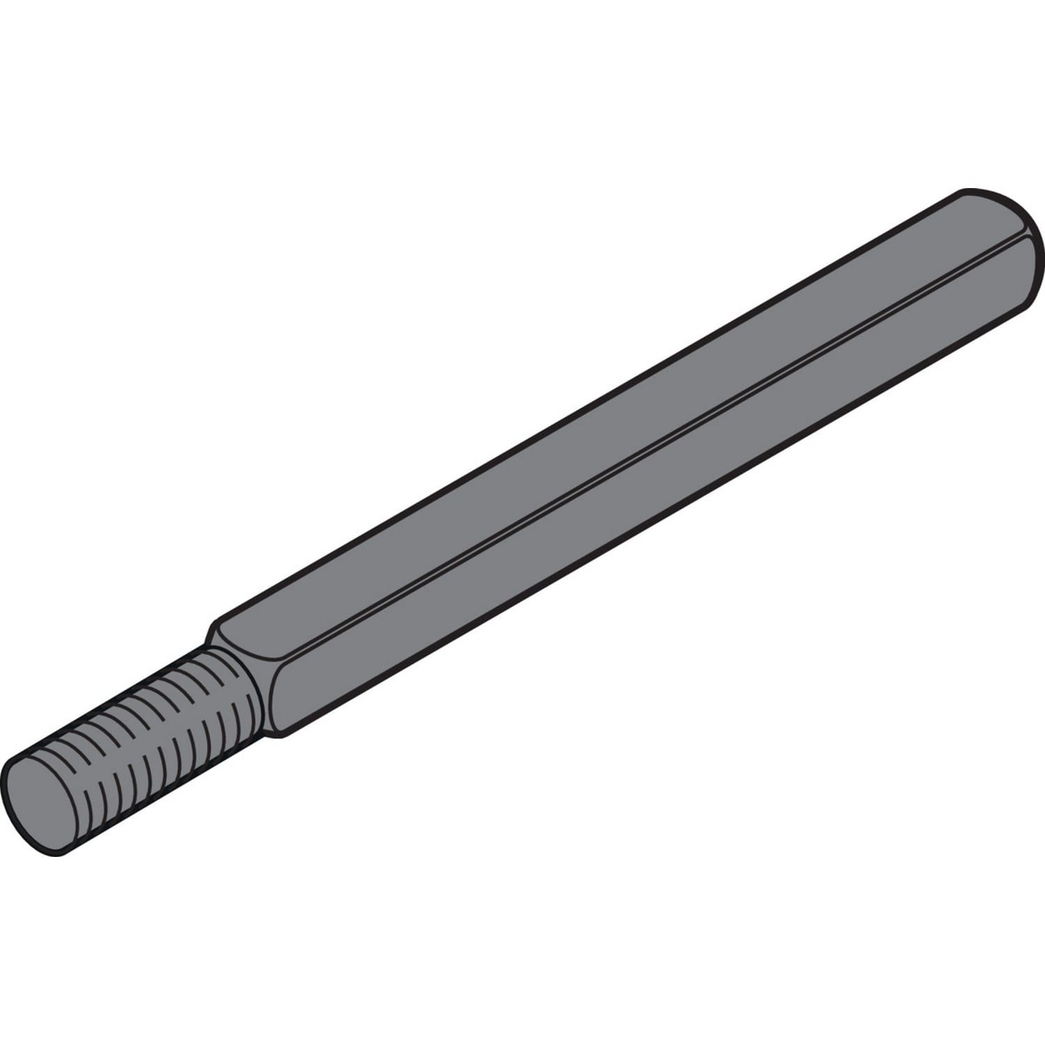 Hörmann Vierkant-Wechselstift Länge 100mm, TS 60, für Wechselgarnitur Nebentür BILD 9