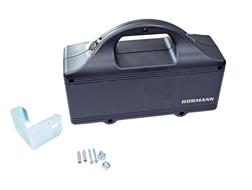 Hörmann Wechselakku WA 24 mit Halterung für ProMatic Akku für Garagentorantriebe BILD 2