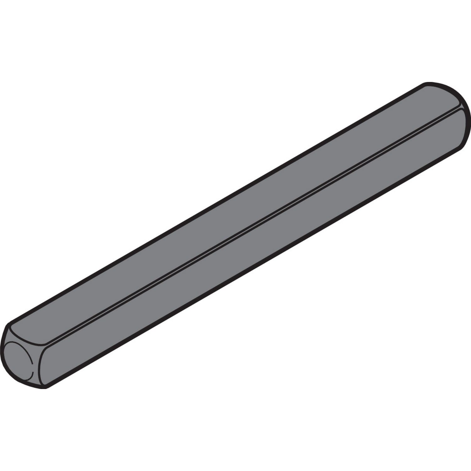 Hörmann Vierkant-Drückerstift Länge 110mm, TS 60 für Drückergarnitur Nebentür BILD 9