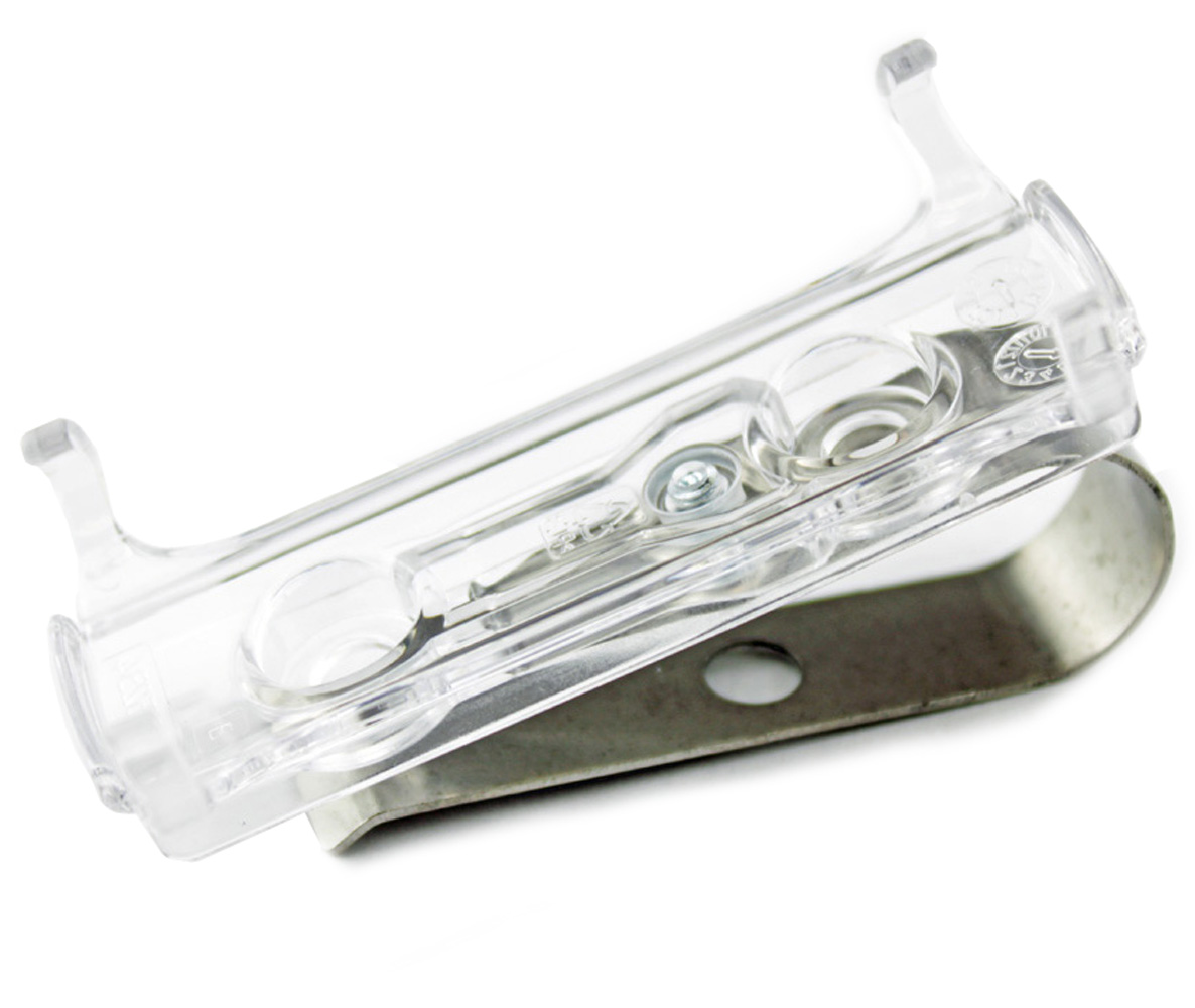 Hörmann Halterung mit Sonnenblendenclip, transparent für HSE Handsender BILD 1