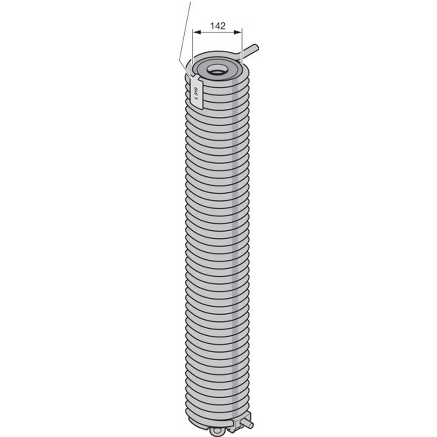 Hörmann Torsionsfedereinheit R314, innen Ø 142mm für Industrie-Sektionaltor BILD 9
