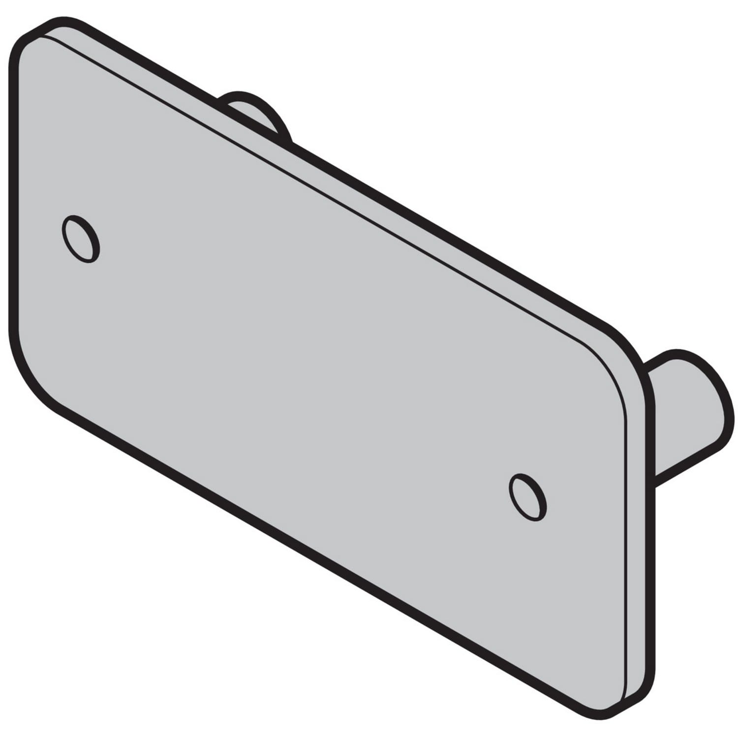 Hörmann Griffplatte (42mm) SPU/APU/TAP/ASP für Industrie-Sektionaltor BILD 9