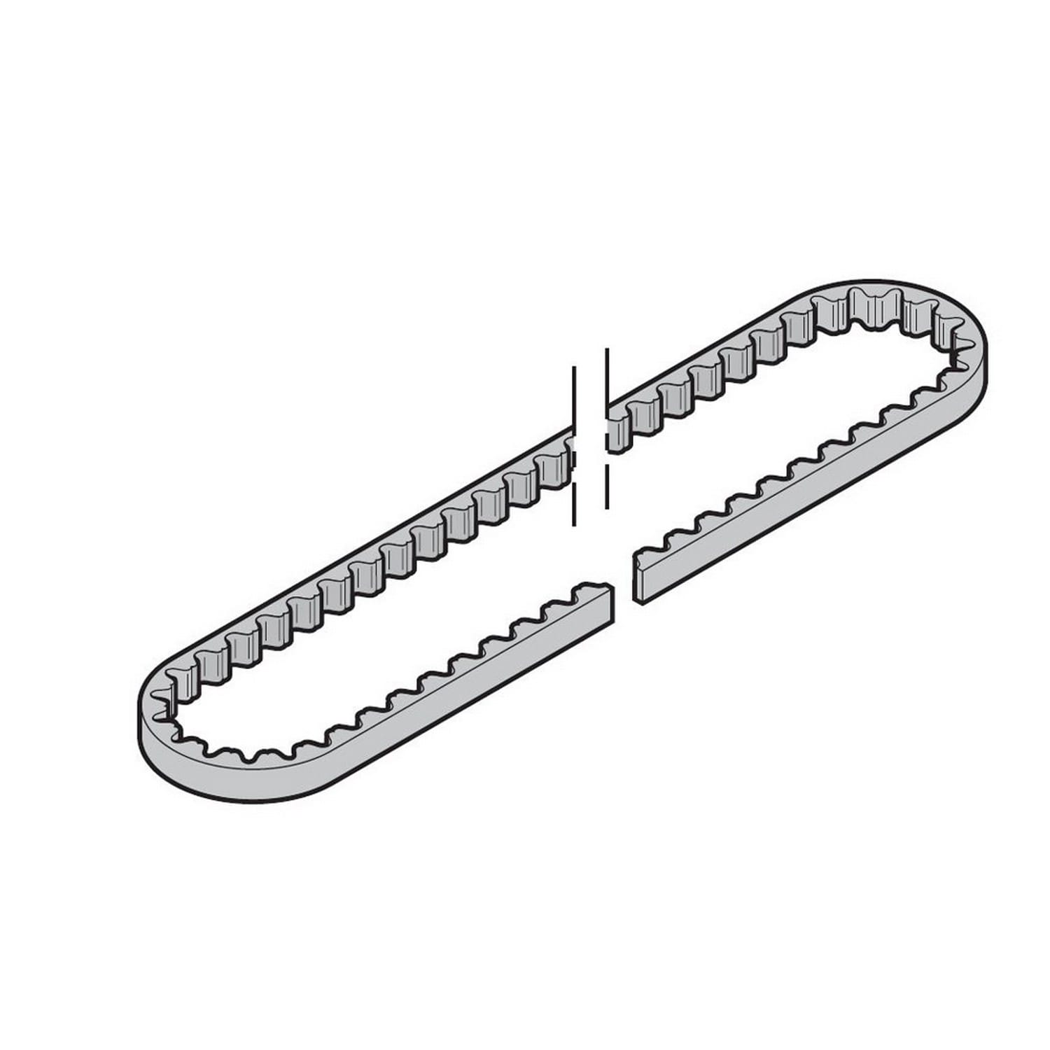 Hörmann Zahnriemen für Führungsschiene FS60/FS6, kurz für Garagentorantriebe BILD 9