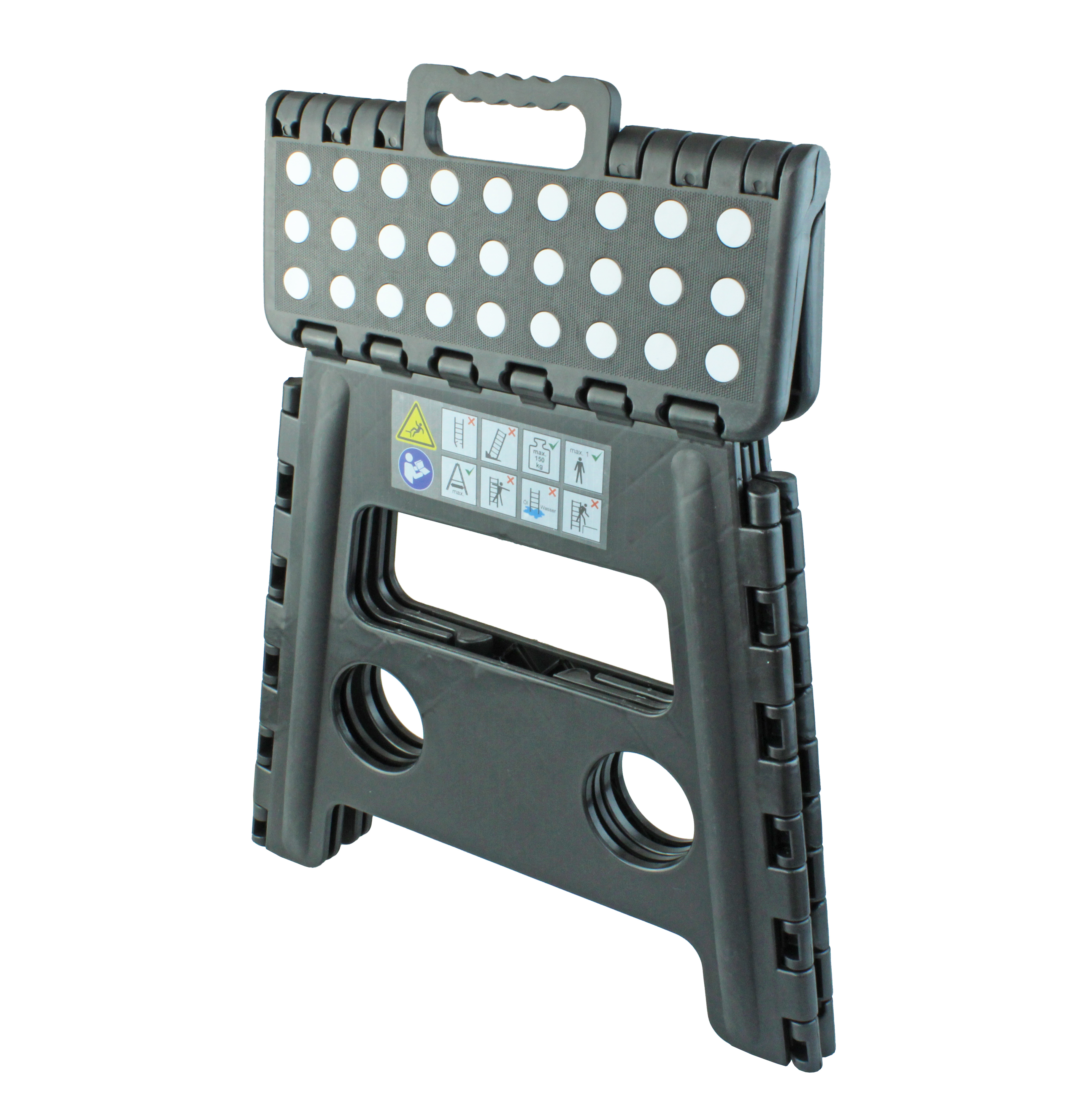 4DOOR Tritthocker/Klapphocker 32 cm hoch/bis zu 150 kg belastbar, leicht faltbar BILD 2