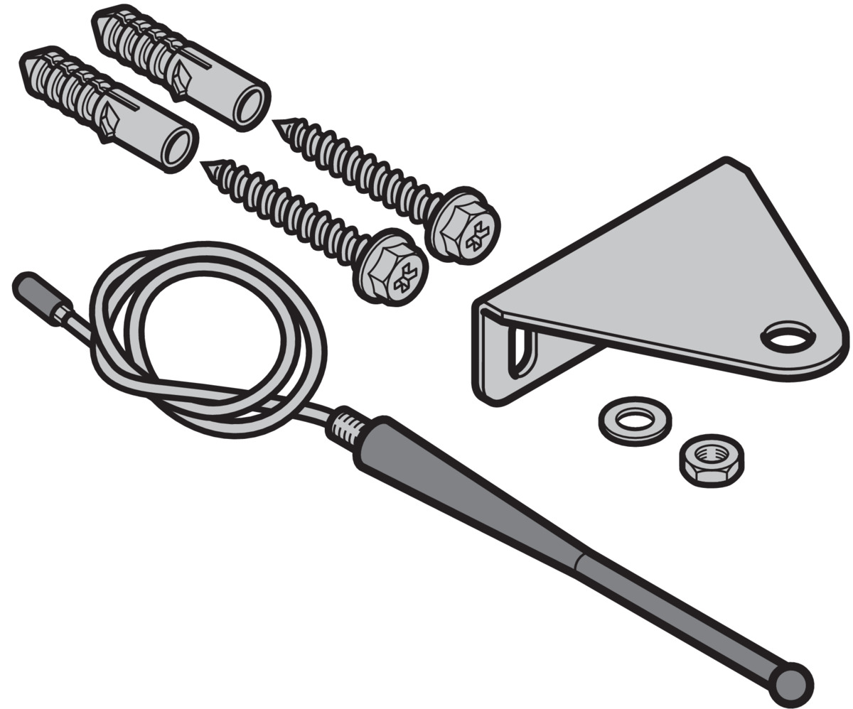 Hörmann Externe Antenne für HE3-MCX-868 & 868 BiSecur für Antriebe & Steuerungen BILD 1