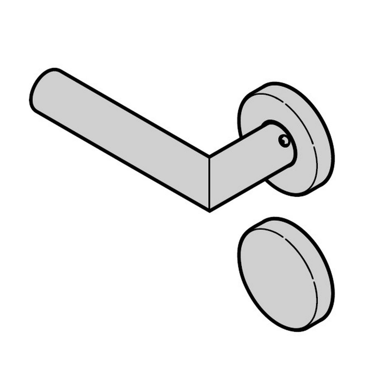 Hörmann Halbgarnitur D-310 (FS) Rosette blind, Edelstahl, matt BILD 1