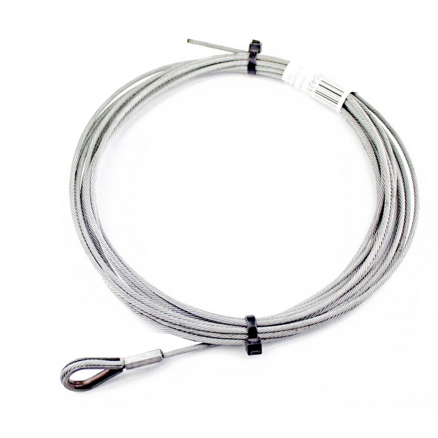 Hörmann Drahtseil Ø 4mm mit Kausche & Pressklemme 6m für Industrie-Sektionaltor BILD 1