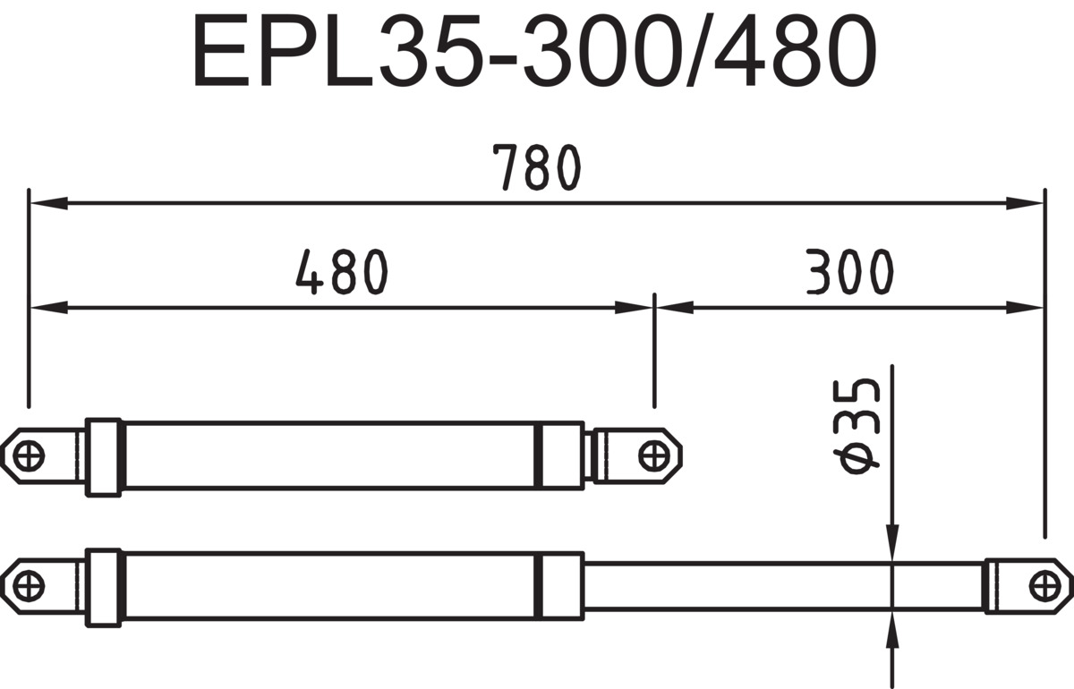 Hörmann Hauptzylinder EPL30-300/480 HTL2 NL2750/3000 BILD 9