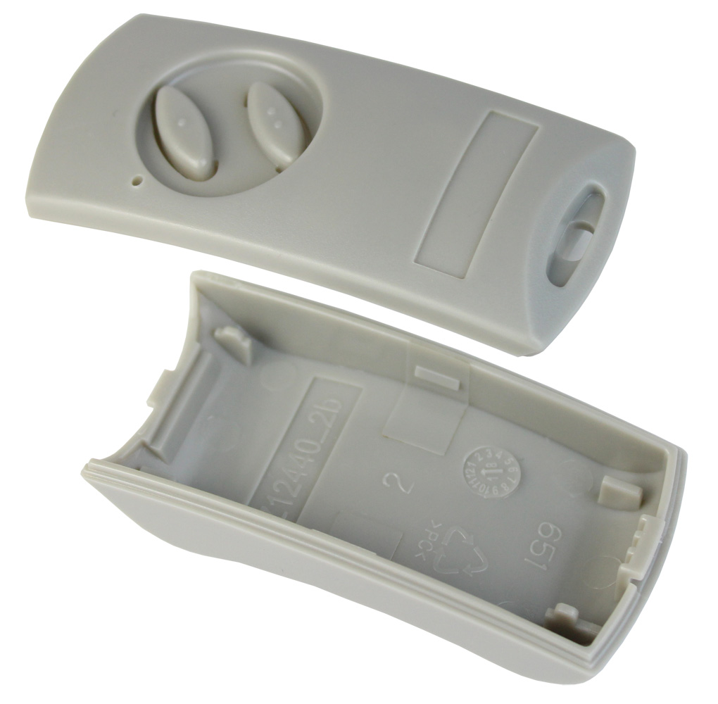 Hörmann Ersatz Gehäuse RSE 2 für EcoStar Handsender (433 MHz), hellgrau BILD 1