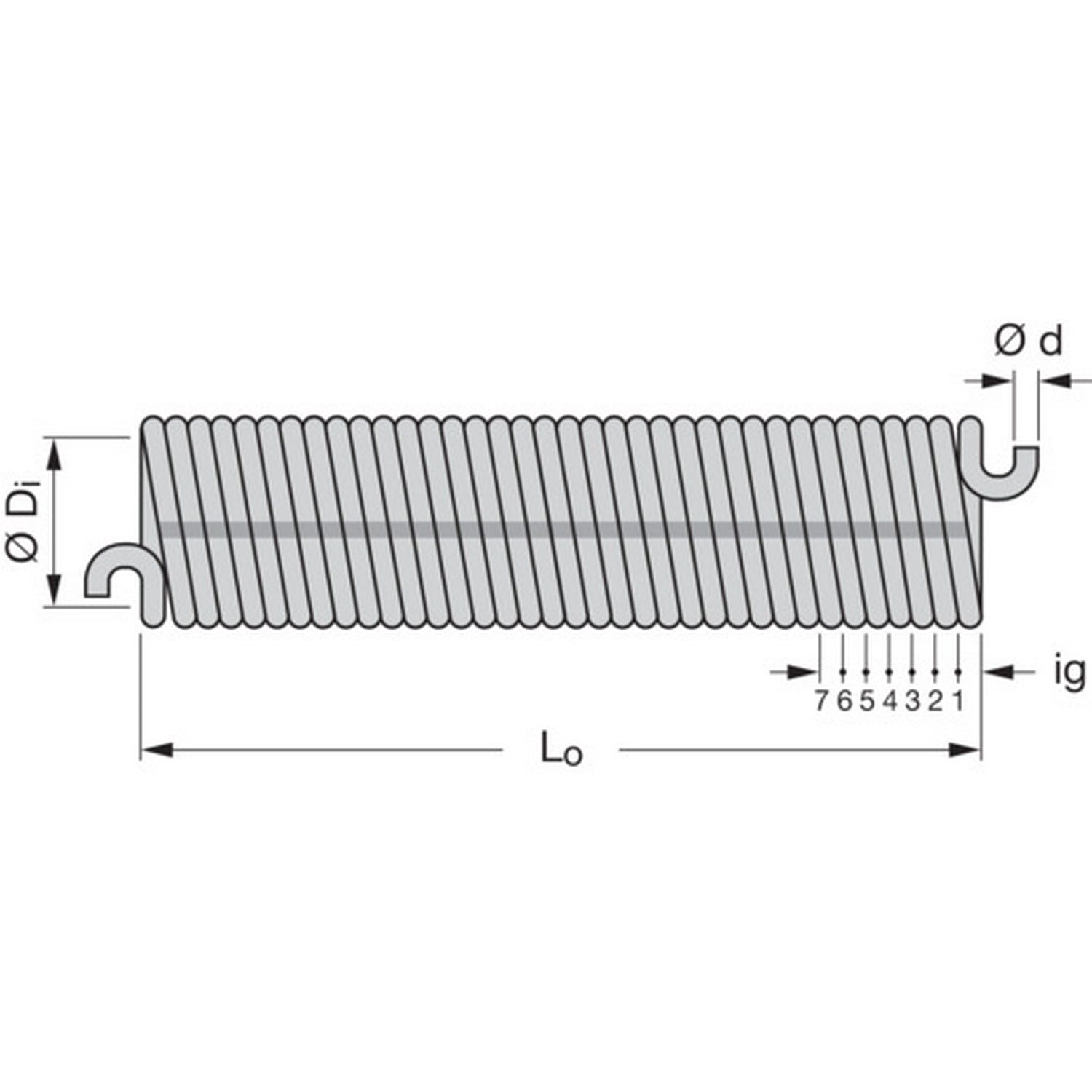 Hörmann Torsionsfeder L708 oder L27 mit Spannkonus für Sektionaltor BILD 8